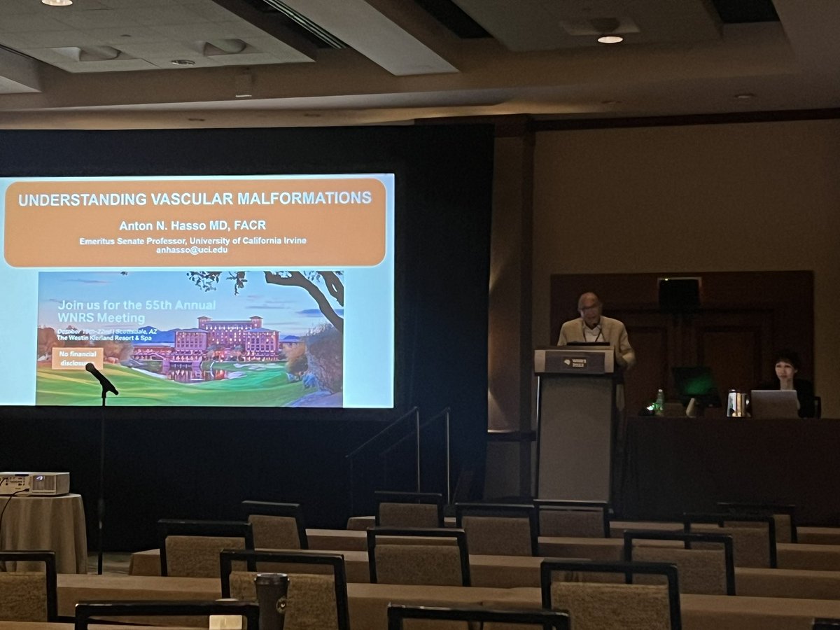 Dr Hasso giving an awesome lecture on vascular malformations at #wnrs2023 @wnrs2023