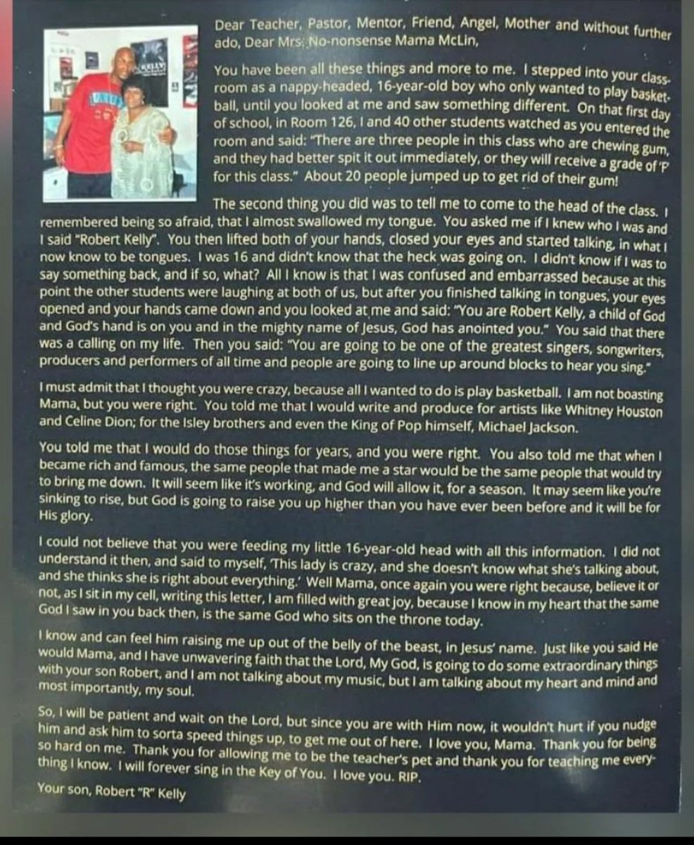 #FreeRKelly #RKelly #WrongfullyConvicted #RKELLYWASSETUP 
#VictimsForProfit #womenlietoo 
Robert Kelly is a good man he has always been a good man with a good heart.