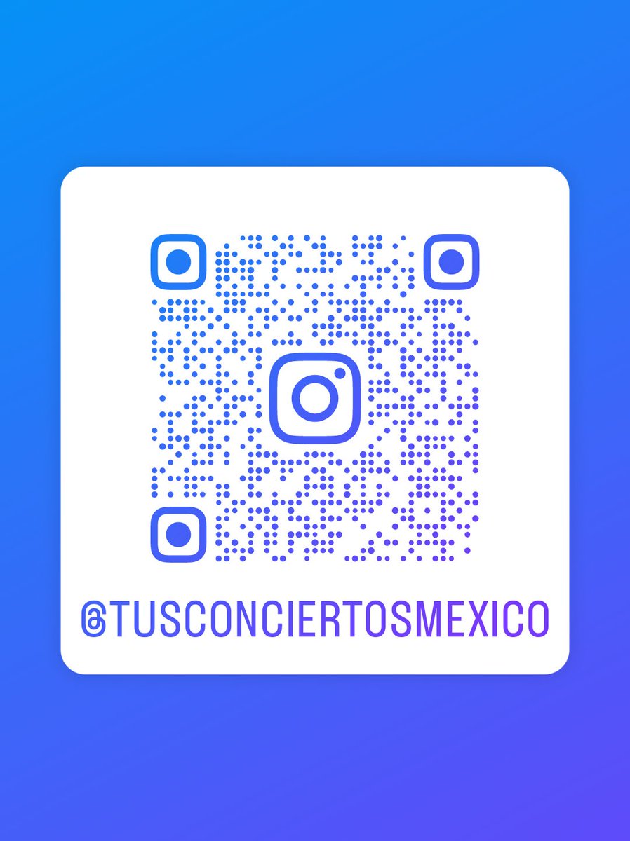 ¡Conócenos en INSTAGRAM, te invitamos a seguirnos!
#FelizDomingo
instagram.com/tusconciertosm…