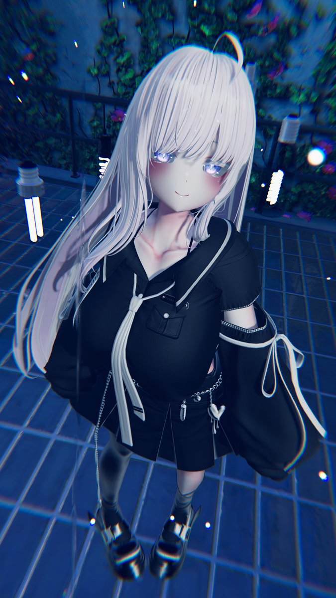 Suzukuretsuki's tweet photo. おはよ月曜日ー！☀️☀️

#VRChat #VRC #VRChatPhotography #すずの旅 https://t.co/6ty2RpgZTB