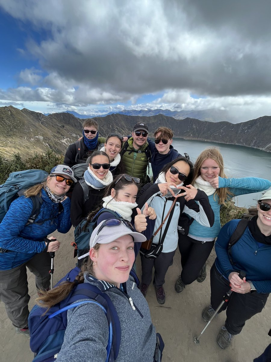 Ecuador Quilatoa Loop.  Another one of our school values is Ambition. I’m so proud of everyone in our group from @edinburghacad that trekked the gruelling Volcano Crater really pushing many out of their comfort zones!