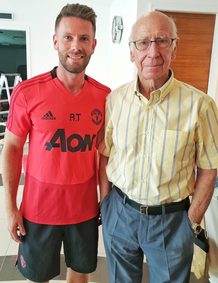 Fortunate and honoured to have crossed paths with the greatest, Sir Bobby Charlton.