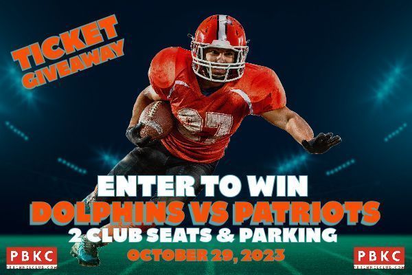 Last chance, Dolfans! Win tickets to the Patriots vs. Fins! Huge rivalry game for the Dolphins! Enter buff.ly/46I91Ul 

#dolphins #patriots #win #tickets #rivalry #westpalmbeach