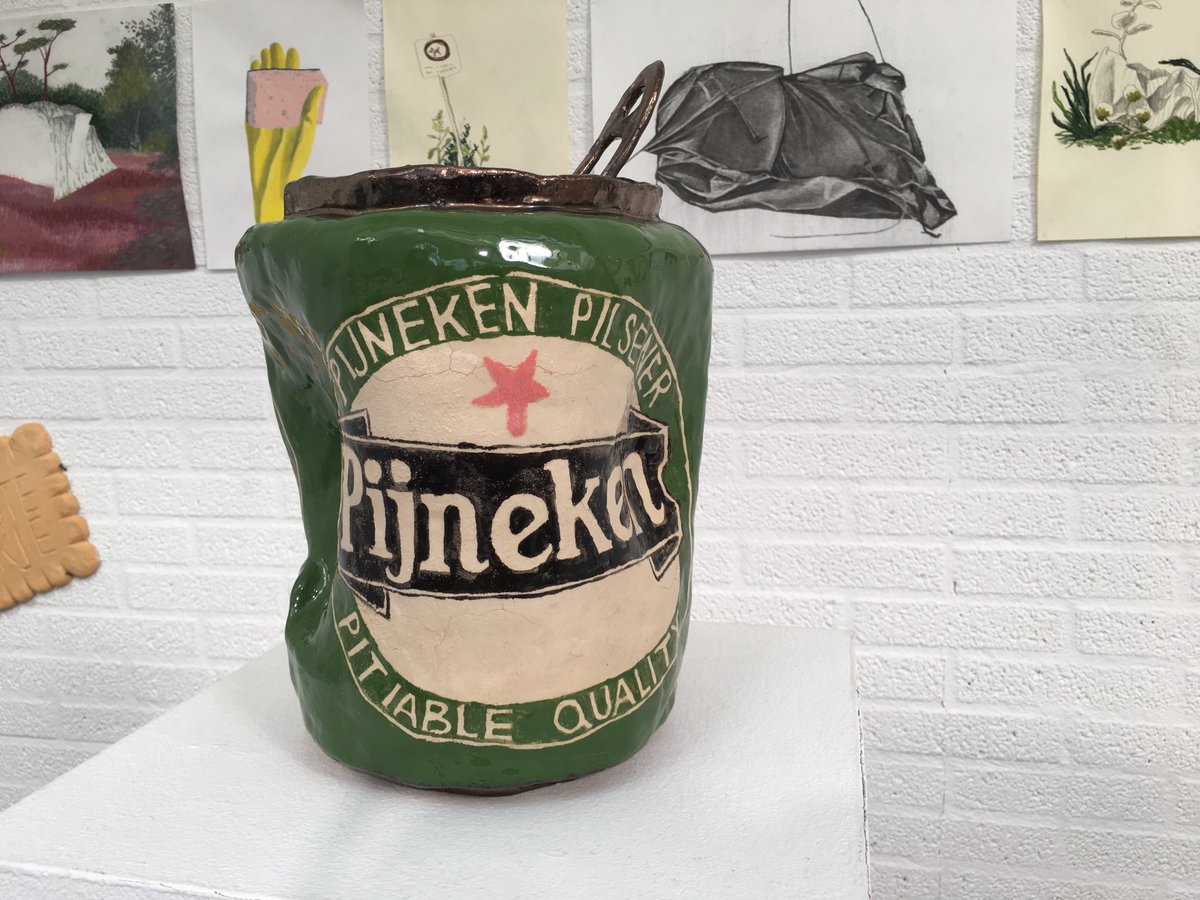 weppus's tweet image. Leuke vondst mooi uitgewerkt in keramiek #DDW @Heineken