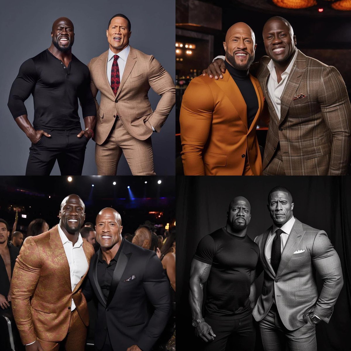 ilyamov's tweet photo. @TheRock @KevinHart4real LOL Dwayne Johnson and Kev Hart AI 😂 https://t.co/AZUvWVdWEj