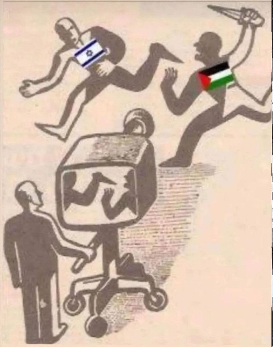 HananyaNaftali's tweet image. This is how the mainstream media is portraying the conflict.