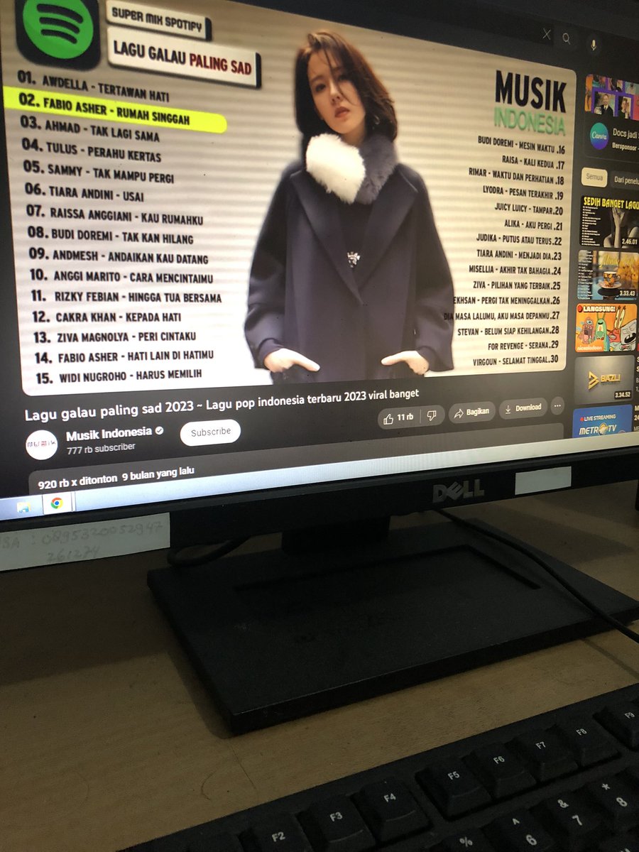 kandella's tweet photo. Emang kalo orang galau playlistnya gini ya?? https://t.co/0FhOtUP3ij