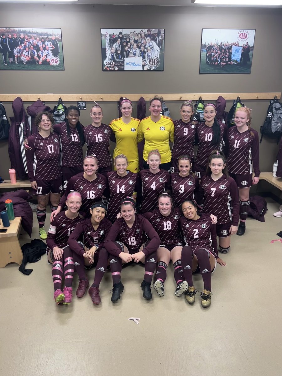 That wraps up our regular season play. A tremendous effort by each and every one of these gals with a perfect record of 12-0-0. Let’s keep the momentum going for the ACAA Championships next weekend! ⭐️