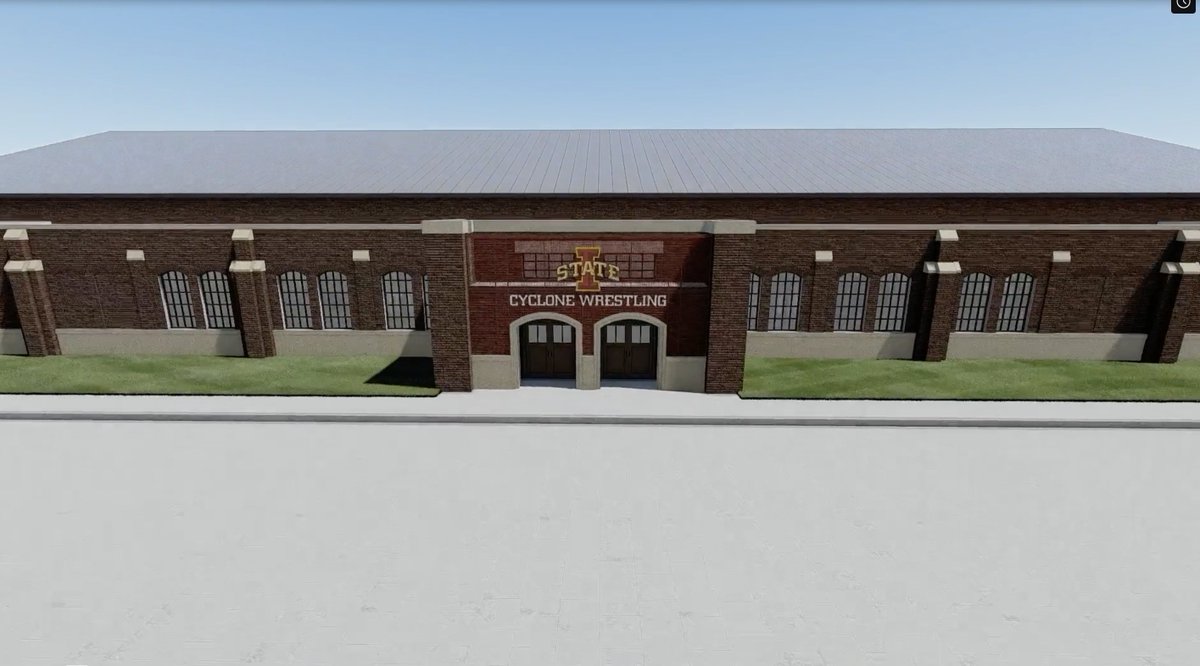 cyclonefanatic's tweet photo. Head coach Kevin Dresser announced on Thursday evening a new wrestling facility is in the works for 2025. 
Check out the proposed new facility that will be located in West Ames. 

Story ⤵️
https://t.co/e63nxNLAlx https://t.co/Wpht14GF5Z