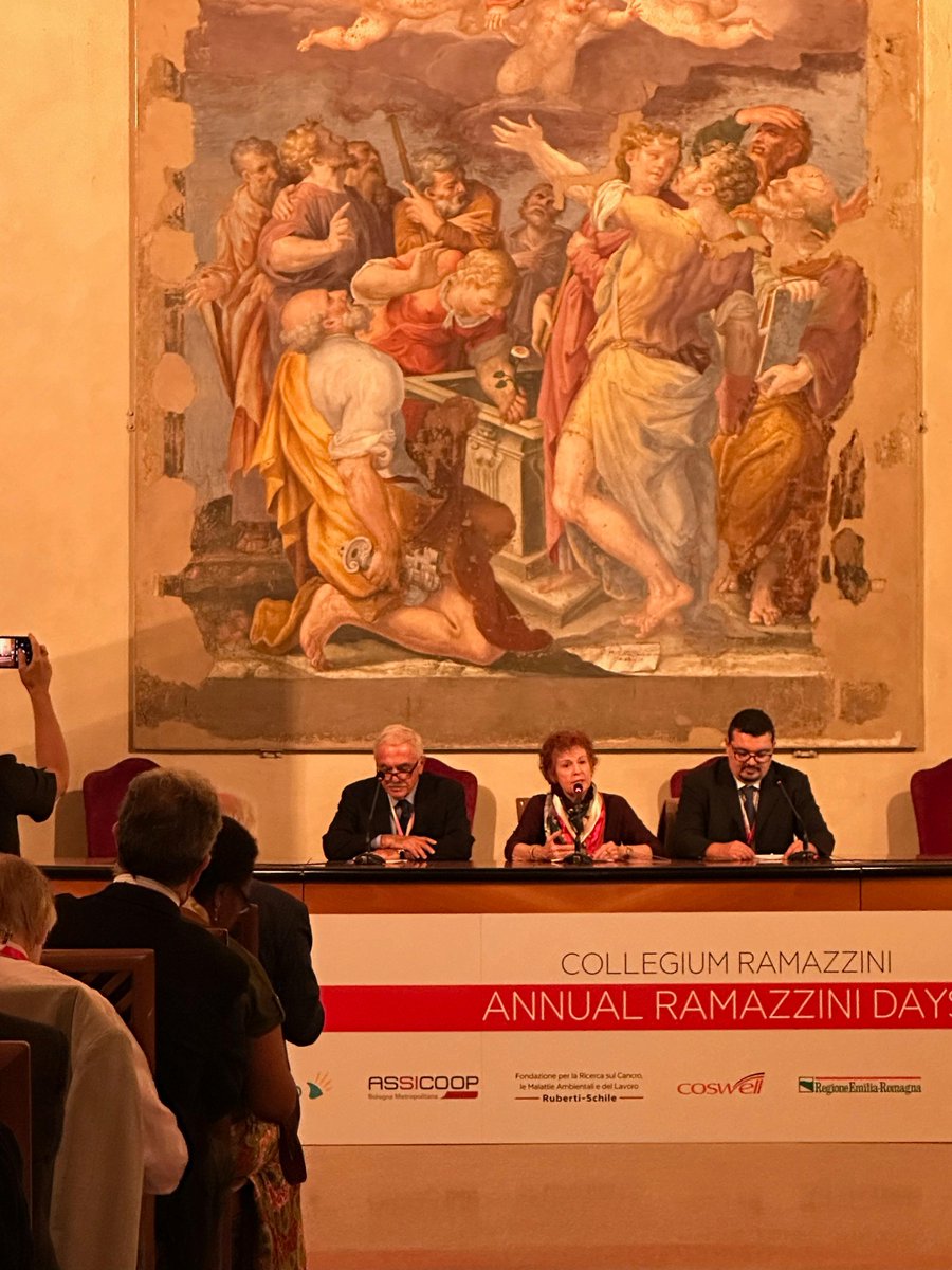 CollegiumRamazz's tweet photo. Welcome to the annual #RamazziniDays for #CollegiumRamazz2023! Intl Con on Environment, Work &amp; Health: Strategies &amp; Solutions 4 Global Crisis. Participants from 31 countries gathered in #Bologna #Italy #GlobalHealth @comunebologna @IRamazzini https://t.co/hN5vnFw0Wg