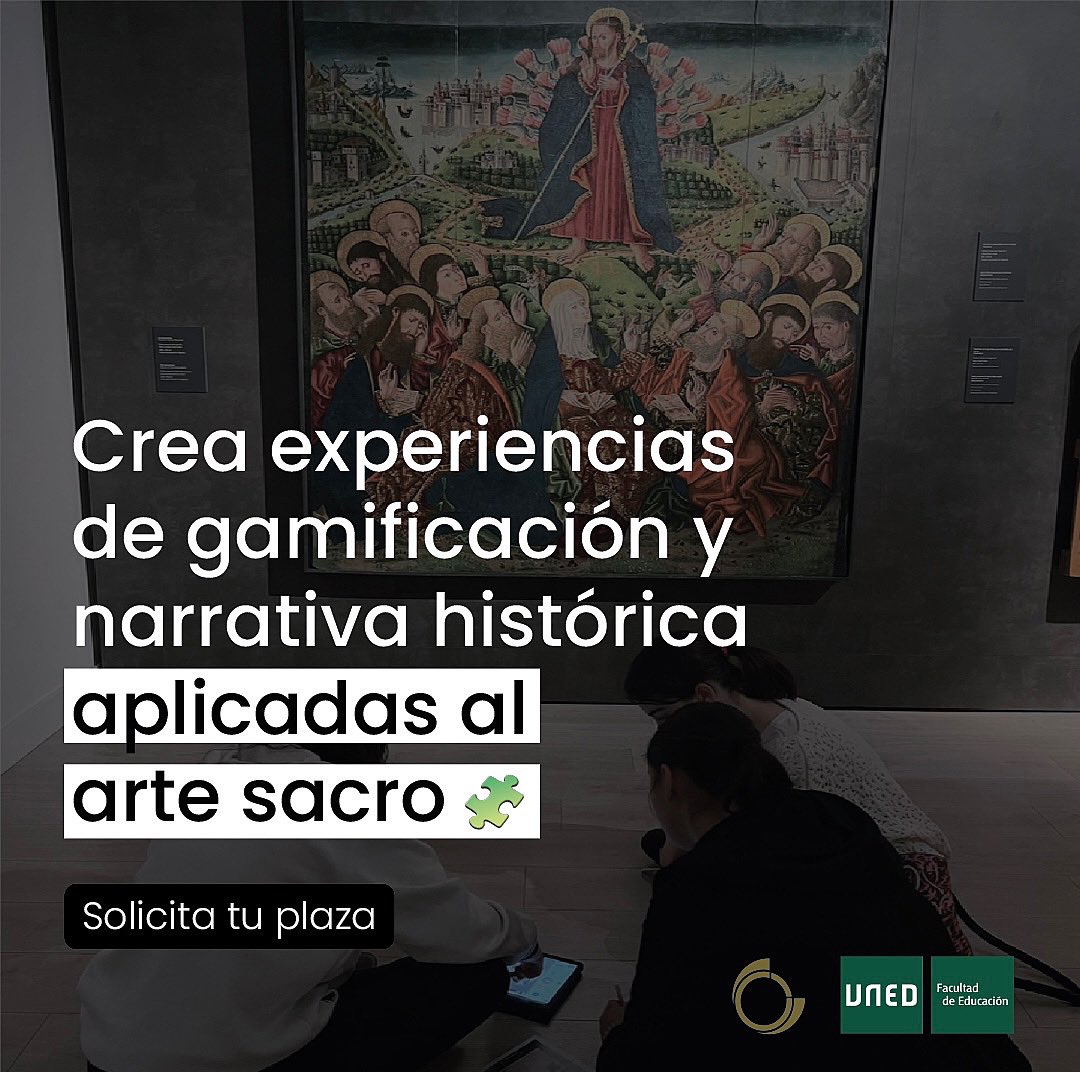 ¡Solicita plaza para el módulo de Experto en “Didáctica de las Catedrales como Entornos Artístico-Educativos”‼️
👉🏻Un innovador programa de #EducacionPatrimonial ¡¡Reserva plaza!! Calidad máxima #CatedralesUNED #MasterCatedrales 🔝 masterartecatedralesuned.com