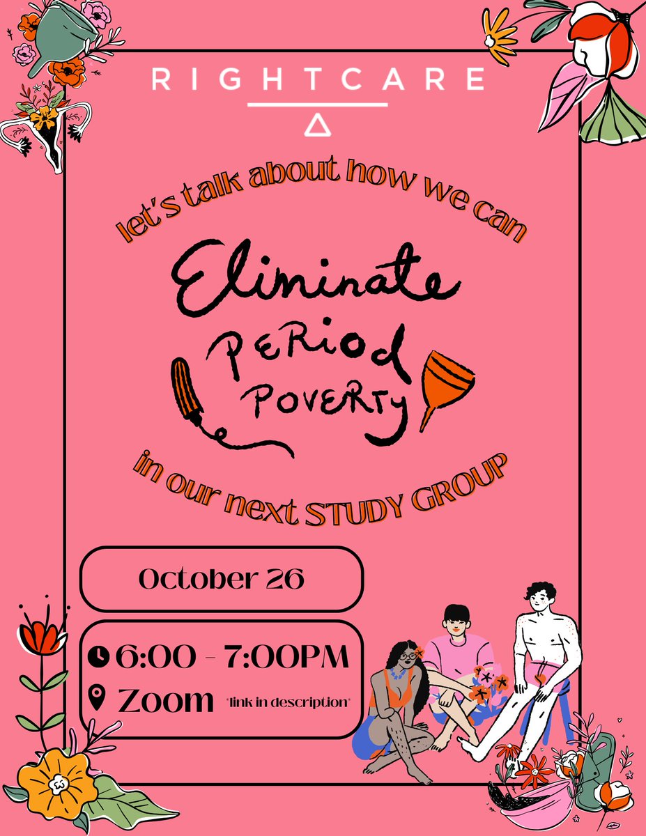 Period poverty is real! No matter if you know all about this topic, or do not have the slightest idea come join the RCA college student chapter at a Study Group on this topic on October 26th. us02web.zoom.us/meeting/regist…