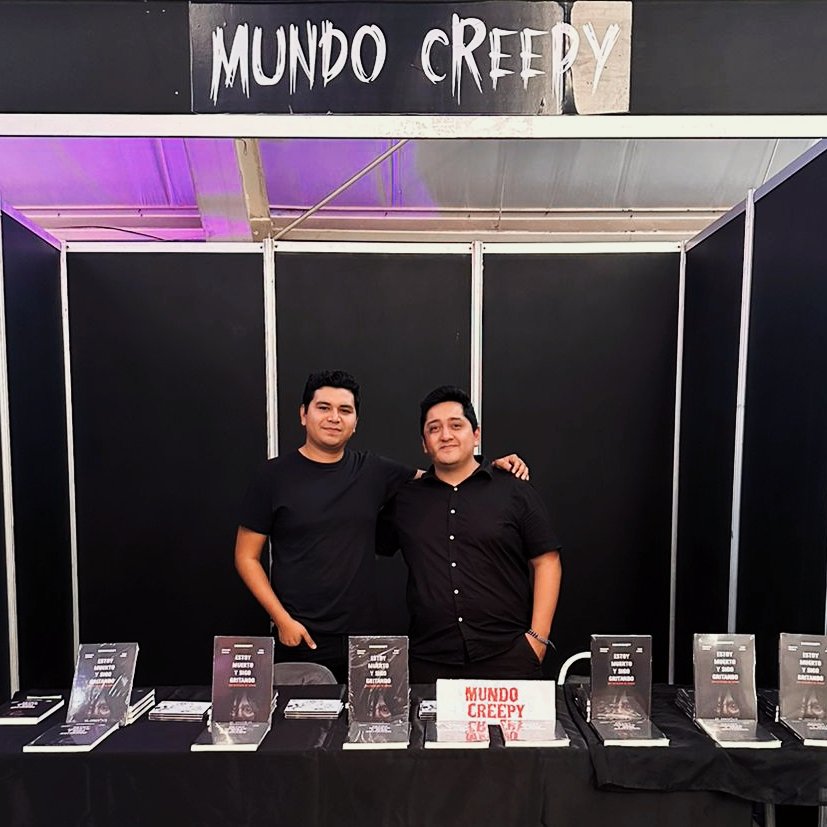 CreepyMundo's tweet photo. ¡Empezamos el segundo y último día del #TerrorFest Saltillo 2023!

Les recordamos que hoy tenemos presentación a las 2PM en escenario, y el resto del día estaremos en nuestro stand, por si quieren tomarse la foto, por una firma o a comprar nuestro libro (o el disco de Emmanuel). https://t.co/bV7DgvOtlQ
