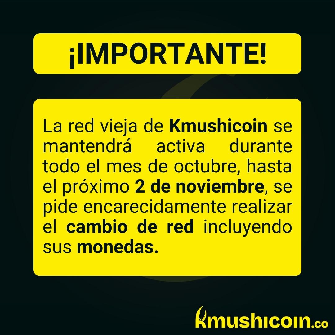 kmushicoin's tweet photo. Saludos a todos, les informamos que la red vieja de Kmushicoin se mantendrá activa con nodos oficiales hasta el próximo 2 de noviembre. 

Les invitamos a todos los que tienen monedero en su computadora (Windows) y los que tienen el monedero Android https://t.co/yMD80gQCPS https://t.co/kEn3tu4UyL
