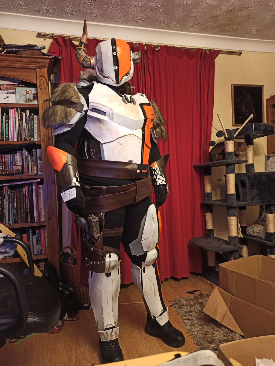 kaida_shade's tweet image. Three years in the making, and finished just in time for #ThreadsofFright?  What a spooky coincidence! @DestinyTheGame