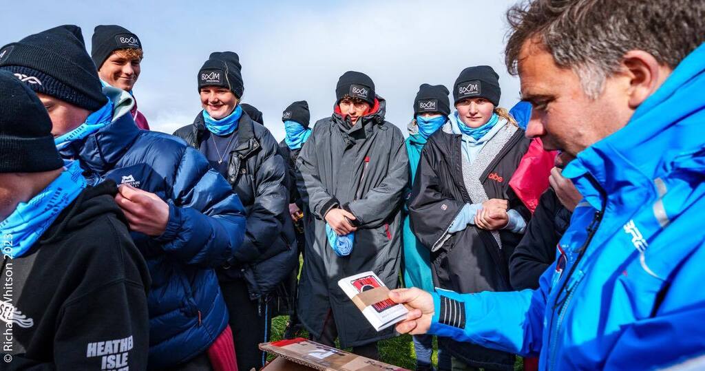 Thanks again to BooM Windsurfing &amp; Scottish Fin &amp; Foil for their support of the kids at this years Tiree Wave Classic and BWA Future Pros event! 

The beanies and buffs donated no doubt helped to keep them warm and performing throughout the week!

Tiree Wave Classic 2023 - Y…