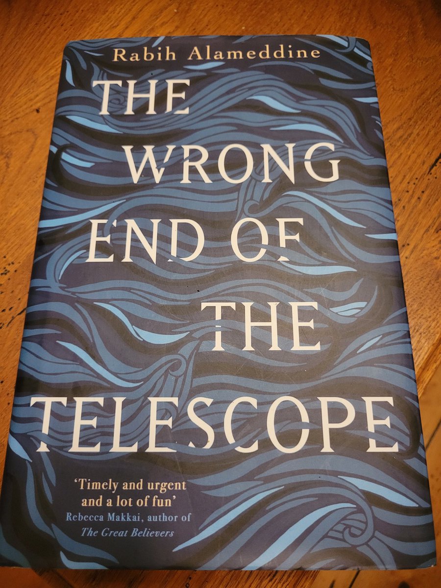 Next up from the book pile, The Wrong End of the Telescope by @rabihalameddine We'll be discussing it at @__adabiyat__ on 19th November. Come join us!