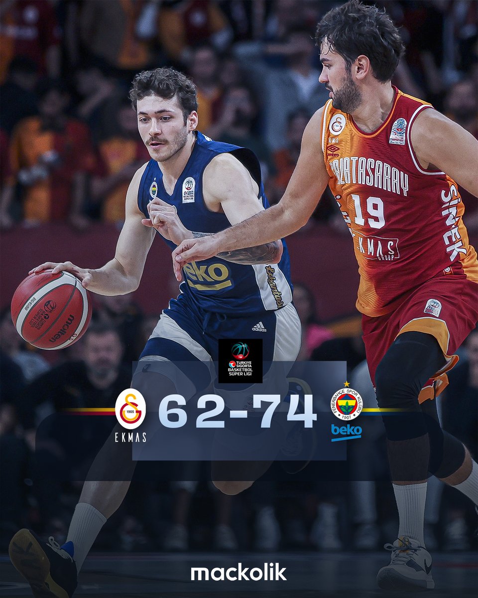 🏀 Derbide zafer Fenerbahçe Beko'nun oldu.