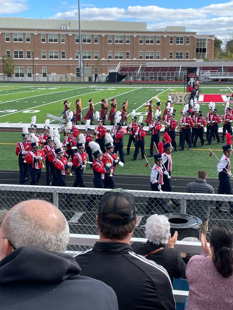 Congratulations to the BMR Band! Just over 90 points today - They performed with such precision! AND, because I'm also a proud dad, too, way to go Portsmouth High School! Also did a great job! What a gift to cheer on both teams!