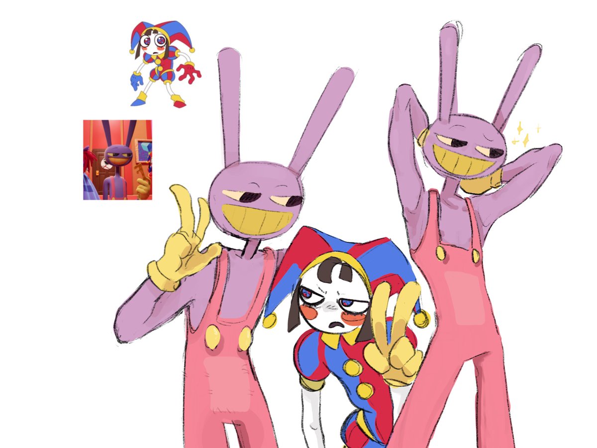 kloohp's tweet photo. #DigitalCircus #DigitalCircusfanart #jaxfanart https://t.co/SrMDC8HIZB