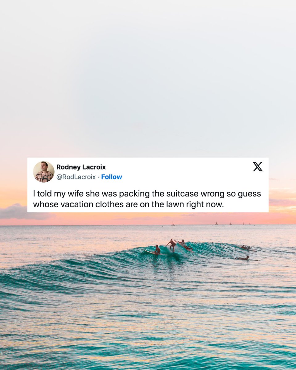 Learn the fine art of not annoying your wife while she packs: 
1. Keep a safe distance 
2. Don't comment on her shoe collection
3. Compliment her packing skills. 
✨ Remember, a happy wife means a happy holiday! 😅✈️