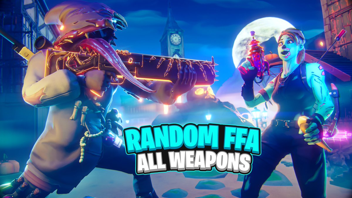 My new map "Halloween Random FFA - All Weapons" is in the New Experiences tab right now! 
MAP CODE: 1217-5655-8252