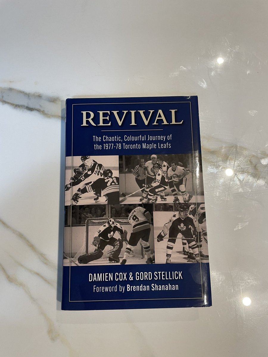 Hot of the presses.  Very pleased with my second collaboration with Damien Story of the 1978 Leafs and memorable playoffs versus the Islanders.  Memories of Borje, Darryl,  Tiger, Lanny, Palmy, Roger and others. #Leafs #NHL