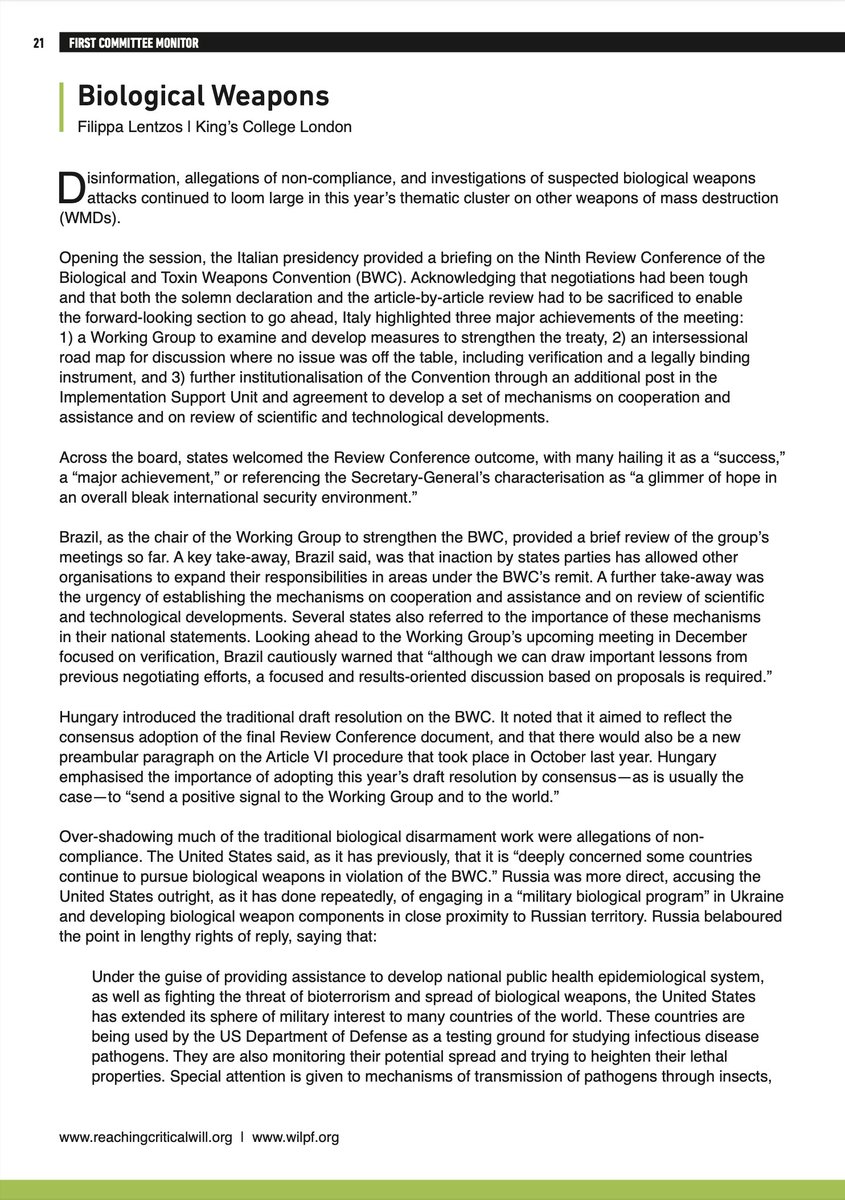 Dr Filippa Lentzos tweet media