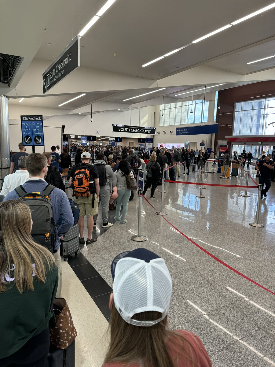 Why did I enroll in <a href="/Clear/">CLEAR</a> ? So I wouldn’t have to wait in the long lines at places like <a href="/ATLairport/">Atlanta Airport</a>. #disappointing
