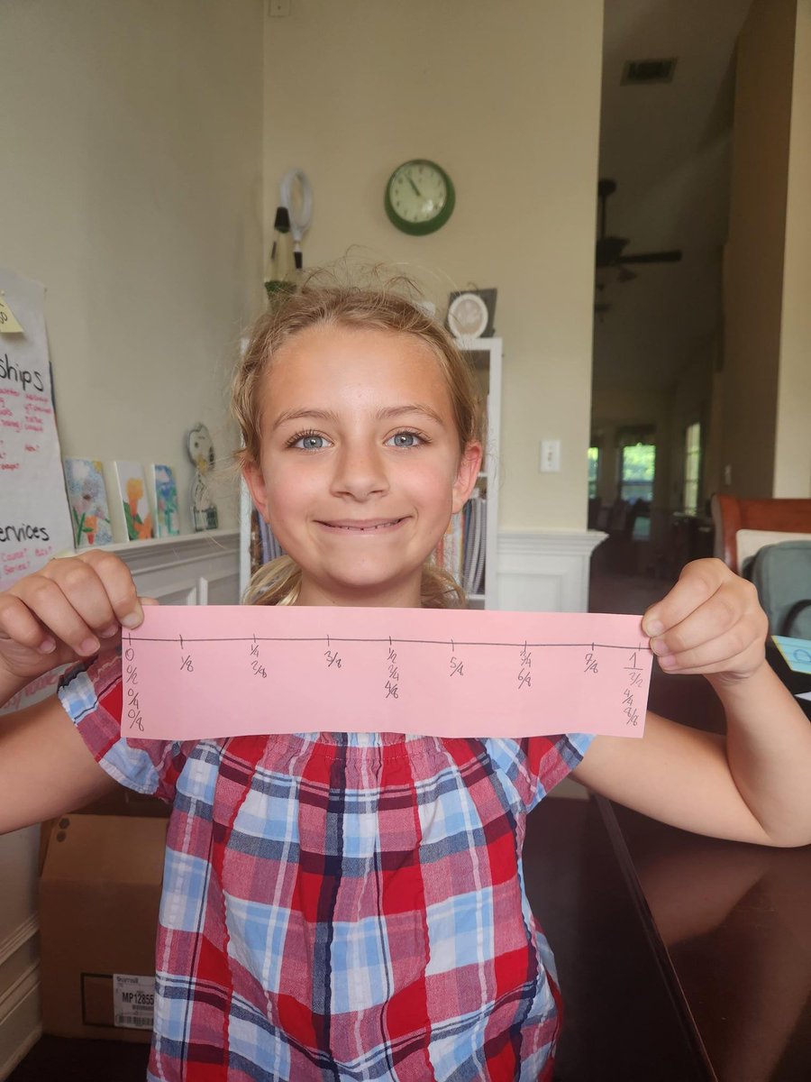 Uncomplicate_Ed's tweet image. The power of paper folding for building fraction sense. Sometimes we don't need the fancy pre-made manipulatives. Sometimes, the process of making the manipulatives builds the foundation for using them to deepen understanding.
#mathematics #math #teachingmath #mathteacher