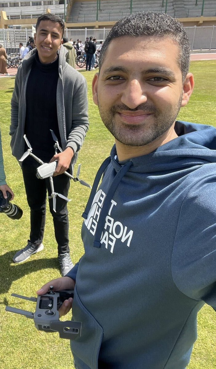 On Wednesday, Roshdi sent @NihaMasih this photo of him with his late colleague, Ibrahim Lafi, who he said had a “big dream of being an international journalist.” Both young men worked for Gaza’s Ain Media. Both killed just days apart in Israeli airstrikes, friends say.