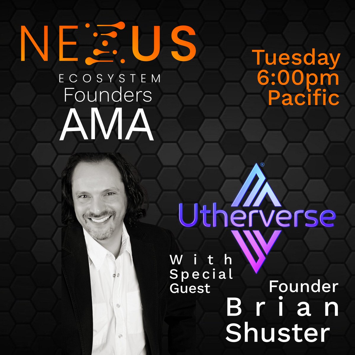 nexweb3's tweet photo. 🚀 Join us for an exciting AMA with Brian Shuster, the Founder of Utherverse, a Metaverse pioneer with 20 years of experience! The Metaverse is a vital part of Web3, and we can't wait to dive into the conversation. 🌐 #Metaverse #nexWeb #NexusEcosystem #Metaverses https://t.co/WTMONir7Qa