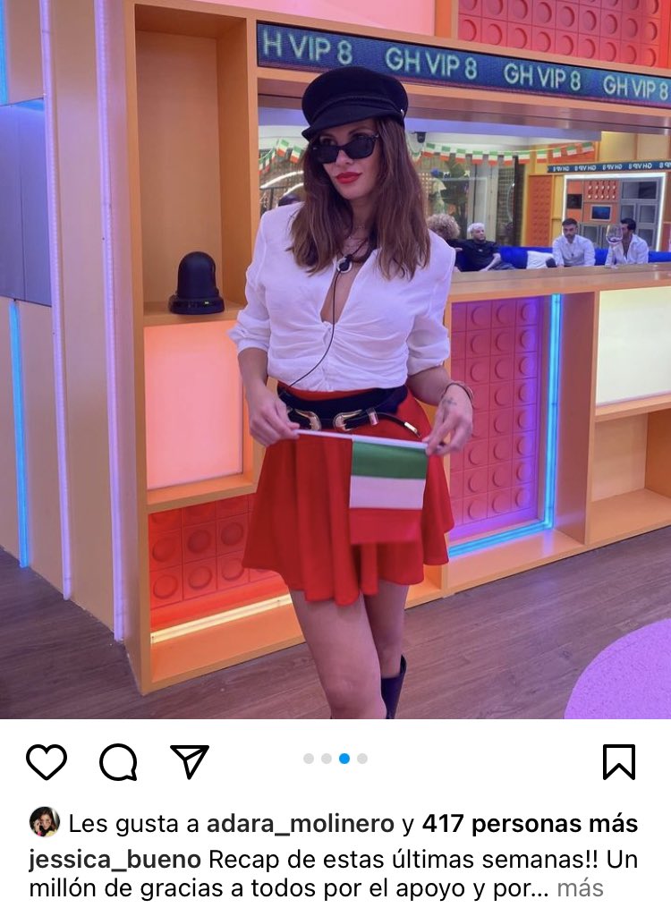 adarauva's tweet image. Guapísima Jessica y el like se Adara🥰

 #GHVIP22O
