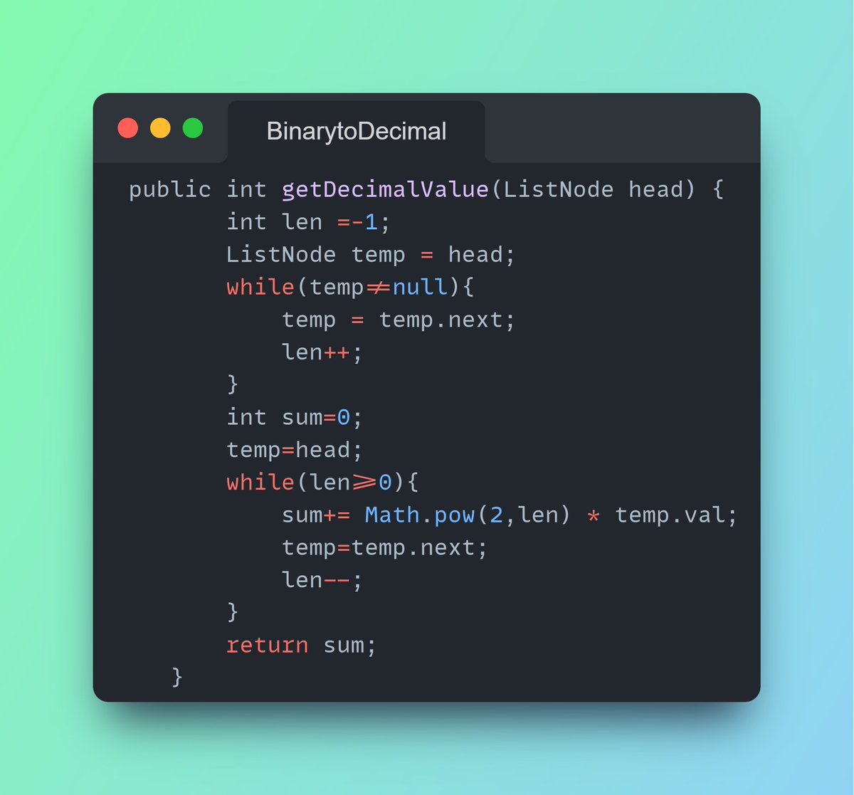 Imbhavaniprasad's tweet image. DSA #dailycodechallenge
Easy Problems
#118 Binary to Decimal #119 Find intersection point in 2 LLs
#DSAWithKunal #linkedlist #leetcode