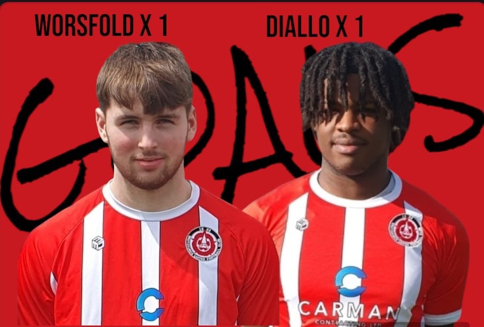 WUFC18s's tweet photo. MATCH RESULT 

Whitchurch United u18s 2-1 Woolton Hill u18s

Goal Scorers 
25’ Ben Worsfold 
70’ Sheikh Omar Diallo 

MOTM Owen Slynn https://t.co/wtNs3mLIZo