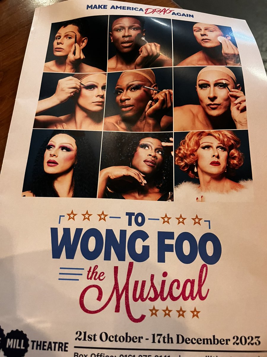 nicky_the_lady's tweet image. Omg! This is #Epic  - it’s a fantastic, joyous show!  Treat yourself @hopemilltheatre #ToWongFoo #ManchesterTheatre