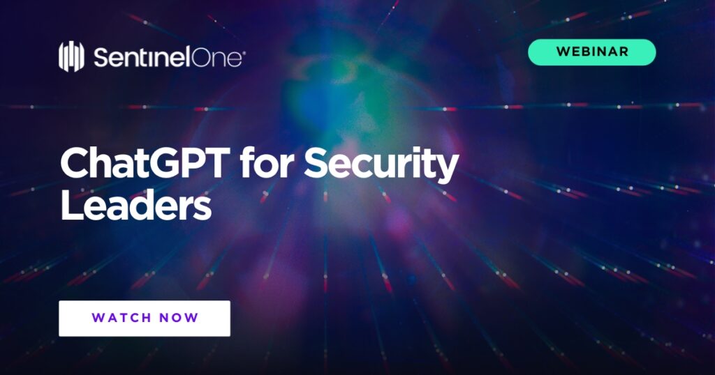 🤖 Learn how ChatGPT and generative AI in the workplace is impacting the ways enterprises can safely harness the power of this technology. 

📺 Watch this recorded webinar with Tamara Lauterbach, Steve Hindle, and <a href="/ManiKeerthiN/">_Mani Keerthi</a>. Learn more: sentinelone.com/resources/chat…