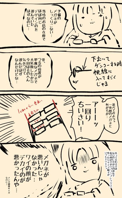 ちょっと悲しい朝。同人誌売れたんで今日はメガネ買いにいきます。モーニン 