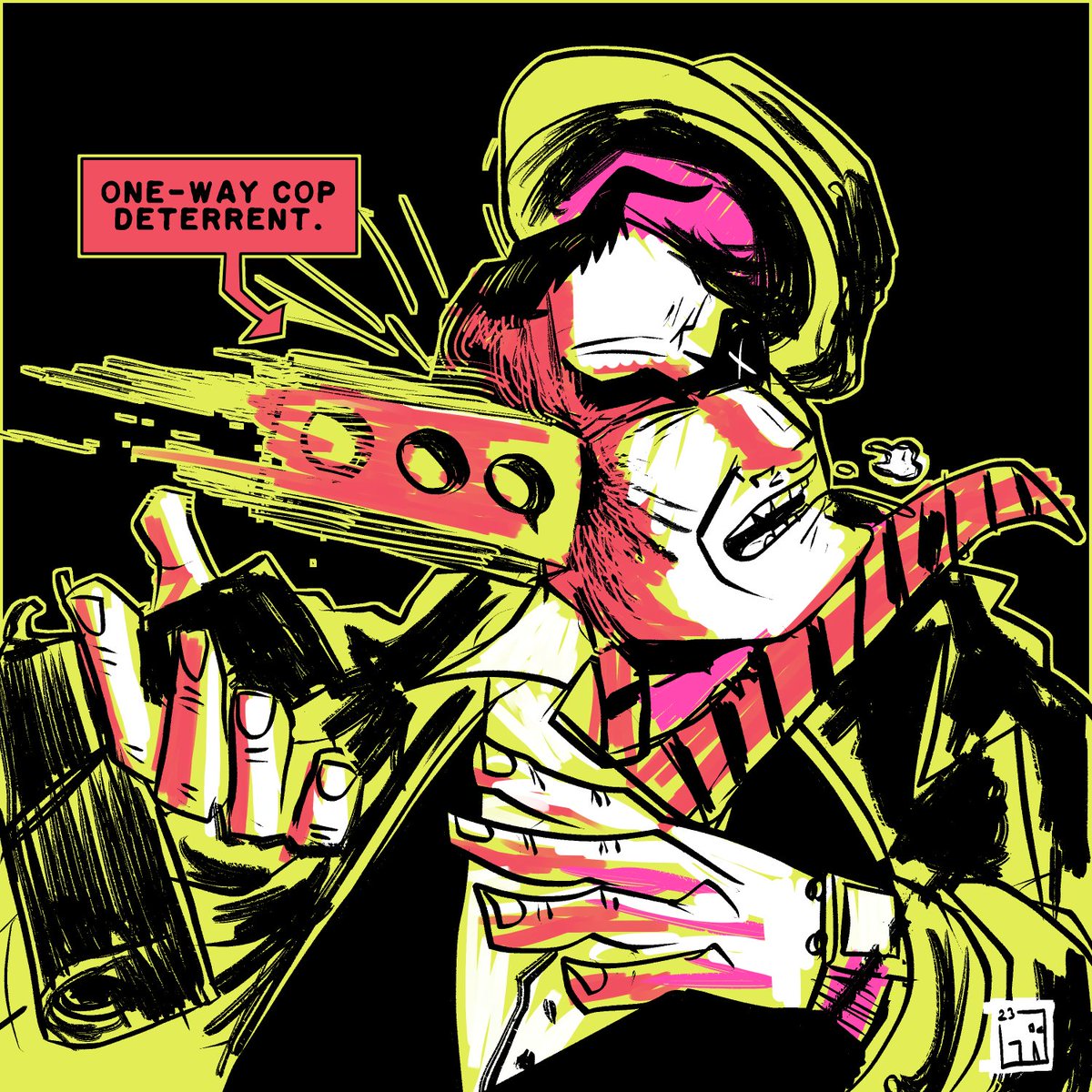 I'm incredibly sick from my covid booster, so here's some Dick Tracy #acab