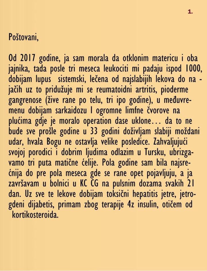 mina_vrbaski's tweet photo. Ovo je Ana Beharović
Žena koja mi se obratila za pomoć.
Ko može da pomogne značilo bi zaista, ako ne mozete novčano onda samo rt! 🥹🙏🏽
#caosvima https://t.co/8UFrnEBJvb