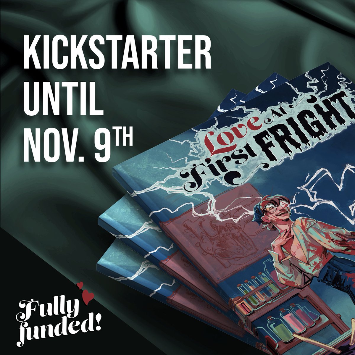 Romance, monsters, cuteness, silliness… Love At First Fright has it all!💚

Check out our LGBT+ zine about monster boys and their boyfriends here :
kickstarter.com/projects/curly…