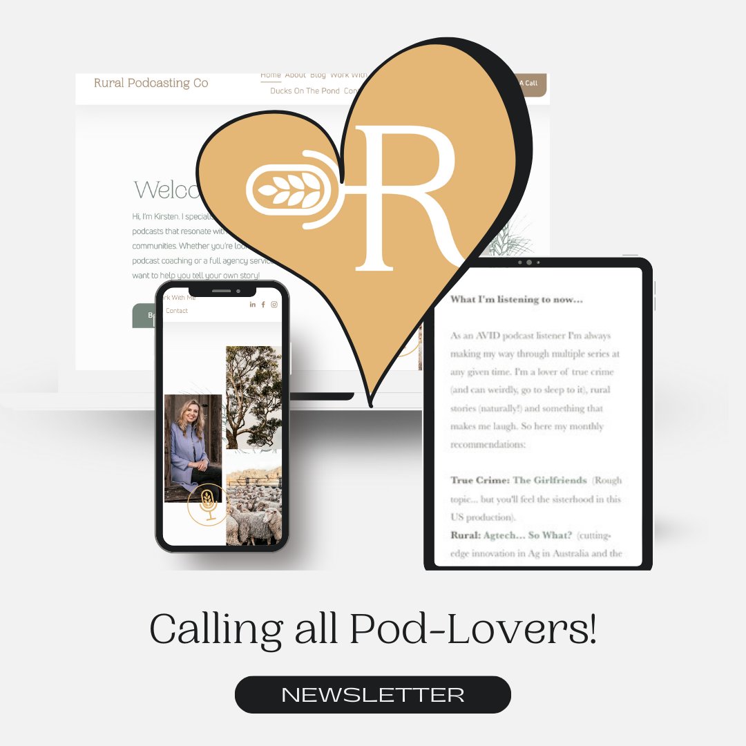 I have a Newsletter for podcast lovers! Full of podcast recommendations &amp; tips.

You'll also get my latest blogs &amp; <a href="/Ducks_otPond/">Ducks on the Pond</a> episodes! Deliberately brief and fun. Monthly.

Sign up here:
…lpodcastingconewsletter.myflodesk.com/g1ywa2701d