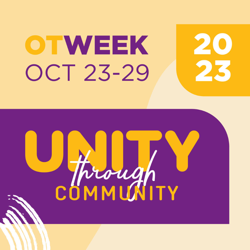 Today marks the start of OT week!

This OT Week we’re celebrating the World Federation of Occupational Therapists’ theme: Unity Through Community.

This year we celebrate the brilliant OTs working today!

#OTweek2023 #UniteForOT