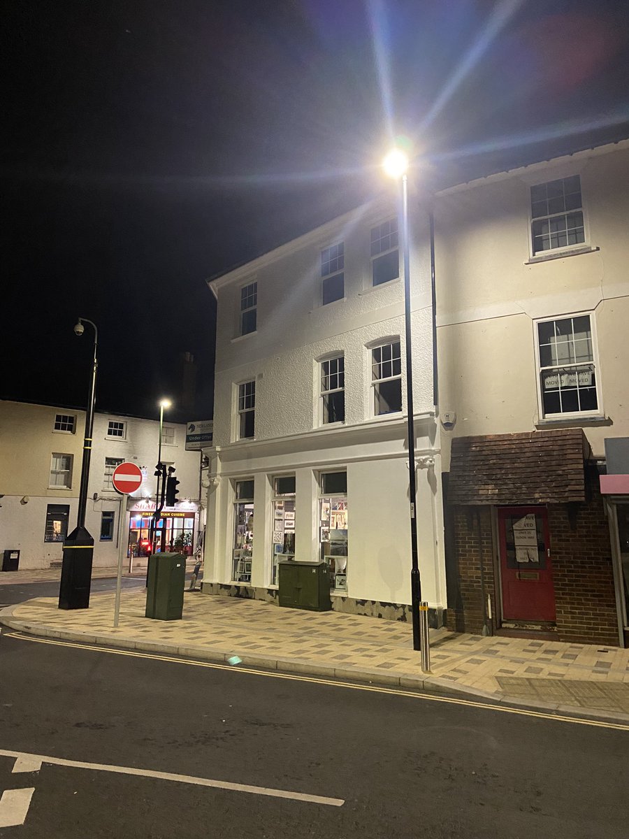 Well scaffolding is finally down! Not bad at night! The new Pier Road Coffee &amp; Art at The Old Bank. <a href="/business_sussex/">Sussex Business Spotlight🌟</a> <a href="/TheSBS_Crew/">#SBS Crew</a> <a href="/hughbon/">Hugh Bonneville</a> <a href="/andyjcrofts/">Andy Crofts</a> <a href="/TheRobinCousins/">Robin Cousins 💙</a> @sussexbythesea1 #gallery <a href="/Lhamptoninfo/">Littlehampton.info</a> <a href="/Musinarundel/">Arundel Museum</a> <a href="/Ltonmuseum/">Littlehampton Museum</a> <a href="/Beathhigh/">Ian Rankin</a> <a href="/peterpaddler/">Peter Beal</a> @TFryerPhoto