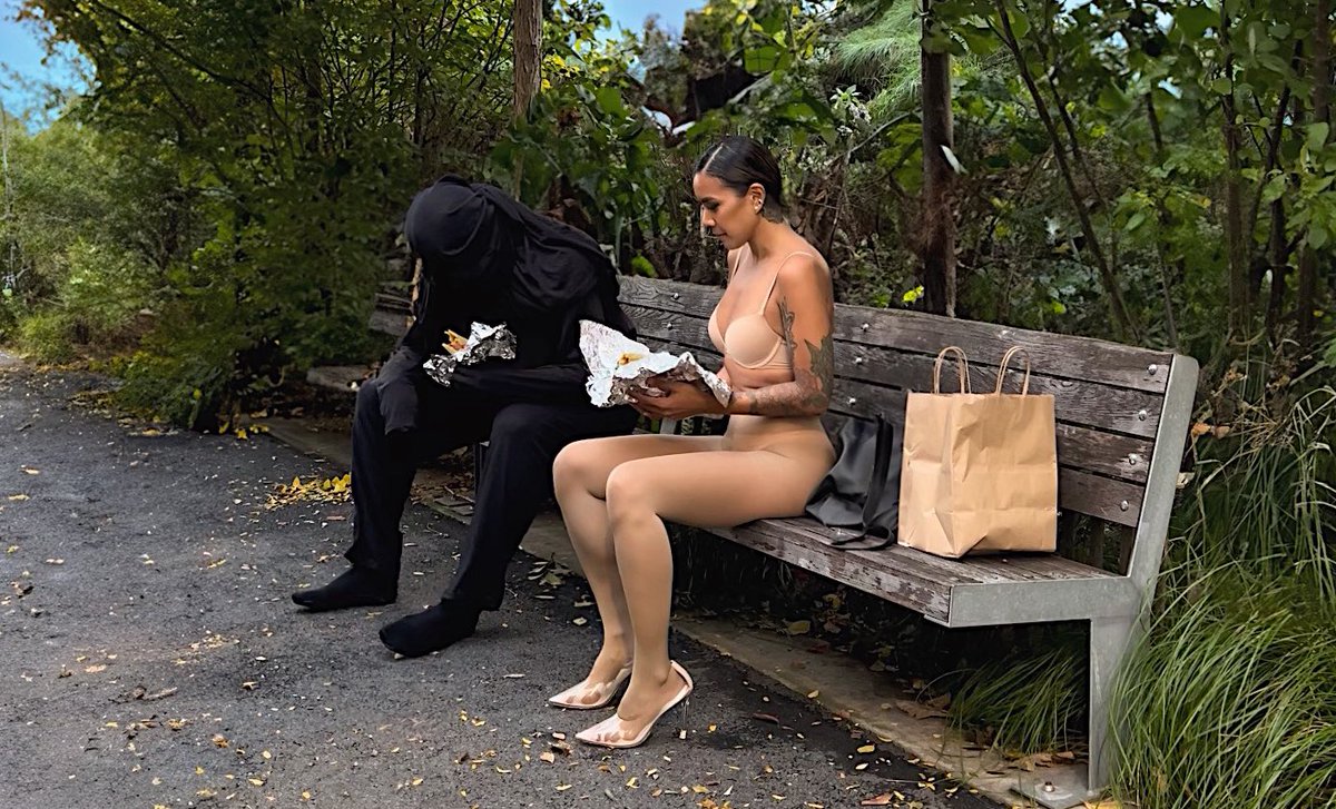 We had to do it, it was too easy. #Halloween2023 #BiancaCensori #KanyeWest #Ye