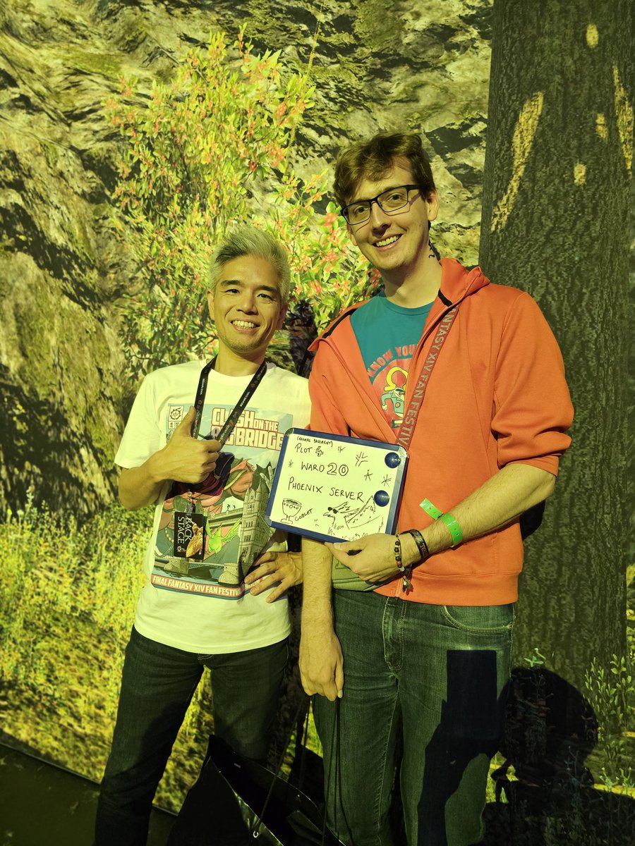 Bethboddles's tweet photo. Pls visit. #FFXIVFanFest https://t.co/T4VO5U01Jw