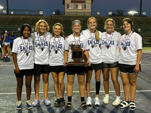 So proud of this group! <a href="/GV_TENNIS/">Grain Valley Tennis</a> 2nd in State!  As a parent- it was an incredible 4 years that we won’t forget.  Thank you Coach Draper.  These memories will last a lifetime.