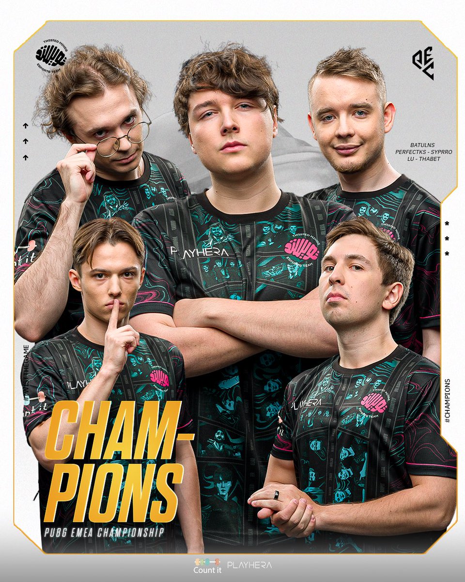 TwisMinds's tweet image. We did it!🧠

We're the champions of #PECFall

Golden Night 🏆

#TwistTheGame