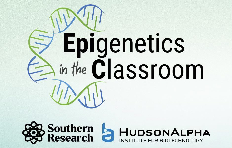 Wait, what?! 🤯 Southern Research & HudsonAlpha are teaming up for an educator workshop?! Dive deep into epigenetics and mingle with your favorite science pals! 🧬💫 #WhenStarsCollide #CELLabration #ItsGonnaBeEPIC

Space is limited so register today! shorturl.at/qxAD3