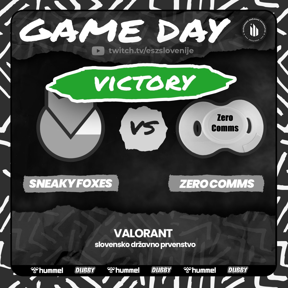 The perfect way to end the day! Now we can all sleep peacefully.
<a href="/eszslovenije/">E-športna zveza Slovenije</a> 
Partnered with: hummel, <a href="/DubbyEnergy/">DUBBY®</a>